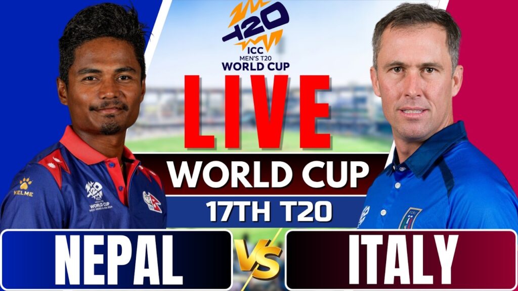 Nepal vs Italy Live Score, T20 World Cup 2026: Live Cricket Match Today & Commentary