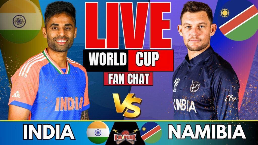 IND vs NAM Live Score: India vs Namibia T20 World Cup 2024 Live Results & Commentary