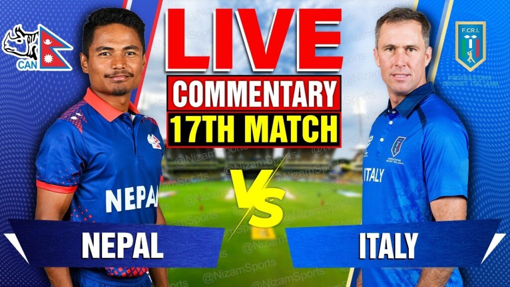 Nepal vs Italy Live Score: ICC CWC Qualifier Playoff 17th Match | Live Cricket Commentary