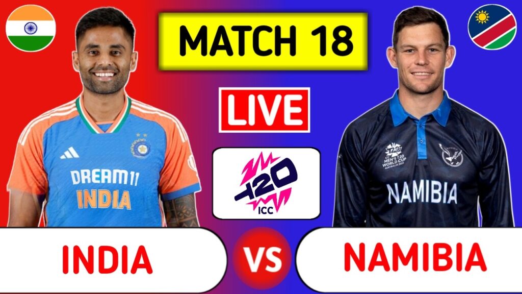 IND vs NAM Live Score: ICC Men's T20 World Cup 2024 Ball by Ball Updates