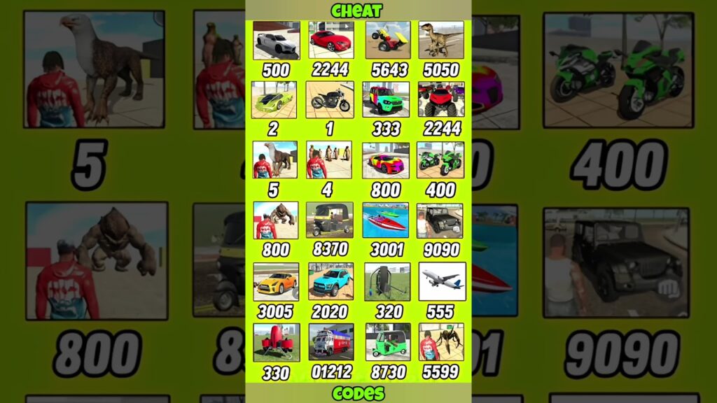 Indian Bikes Driving 3D All New Cheat Codes 2024 (New Update)