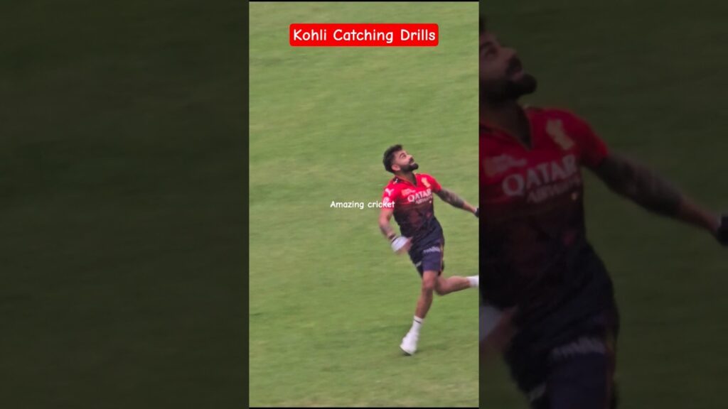 Virat Kohli's Intense Catching Practice for IPL 🔥 #shorts #rcb #viratkohli