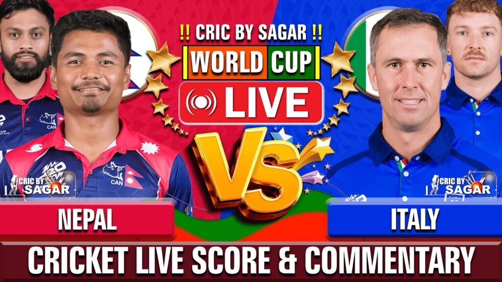 Nepal vs Italy Live Score, NEP vs ITA Commentary: T20 World Cup Qualifiers Match Today