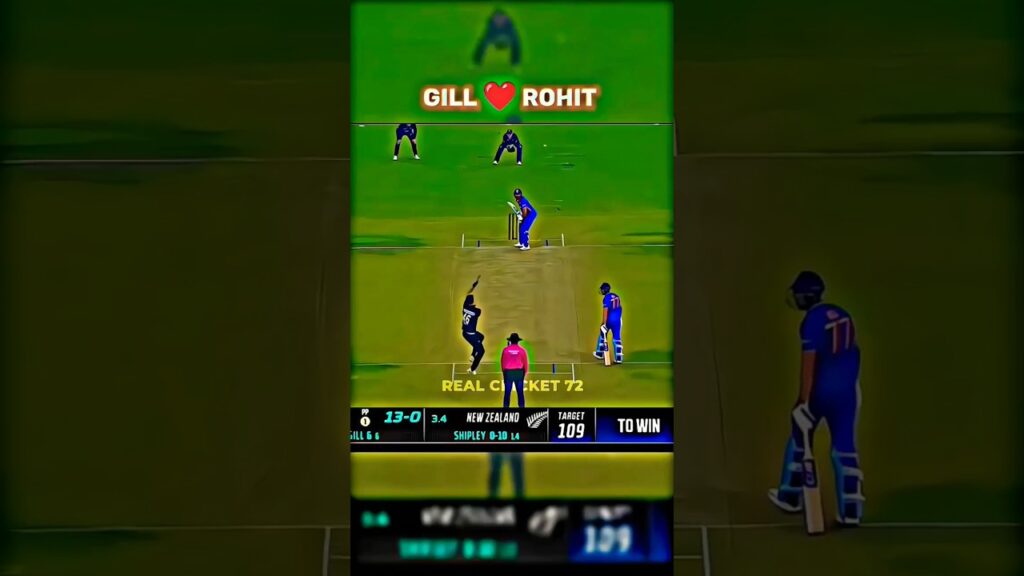 Shubman Gill & Rohit Sharma Best Shots #shorts #cricketindia #teamindia