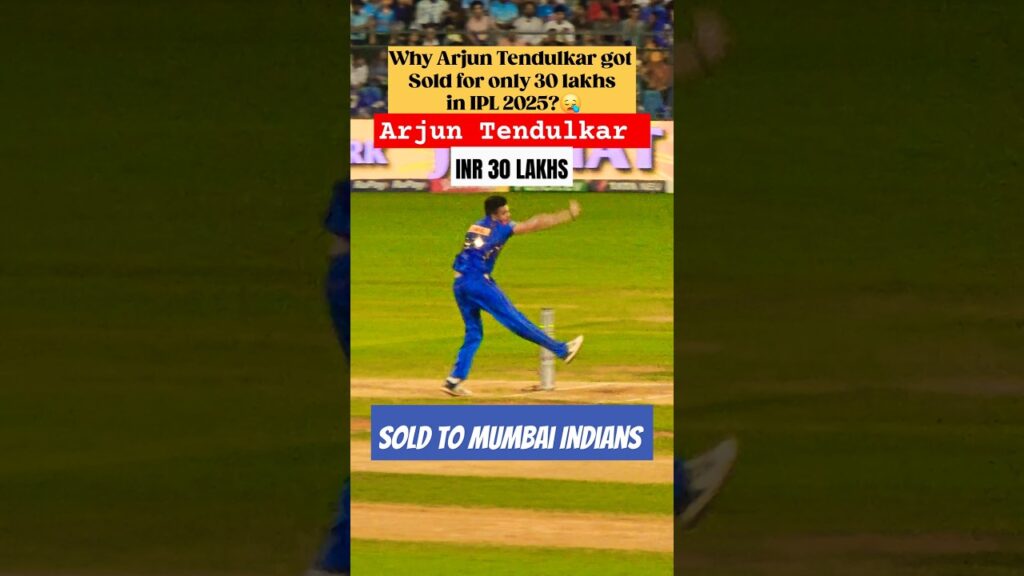 Arjun Tendulkar Sold to MI for ₹30 Lakh in IPL 2025 Auction: Mumbai Indians Pick Junior Tendulkar