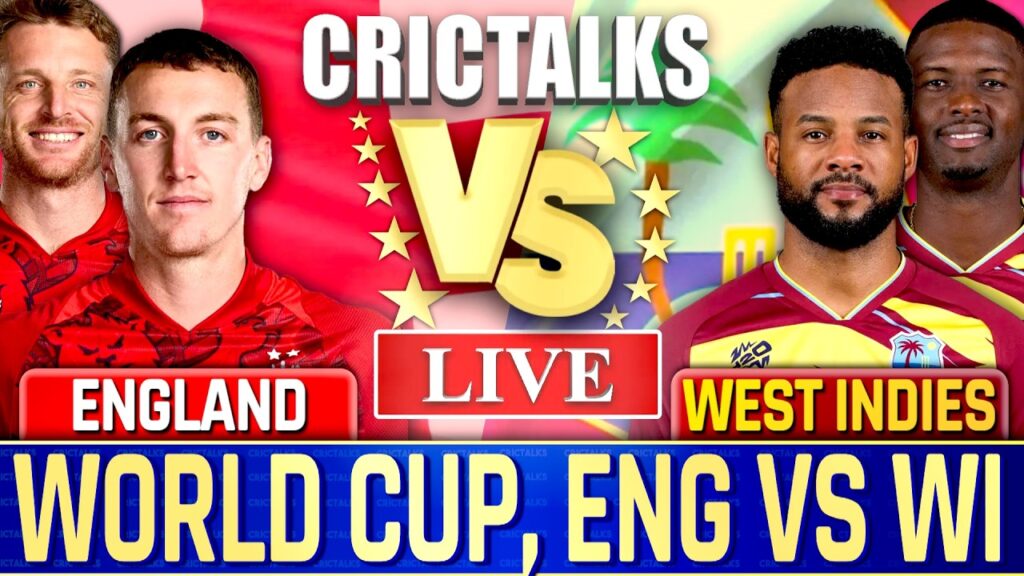 ENG vs WI Live Score: England vs West Indies T20 World Cup Live Cricket Score & Commentary