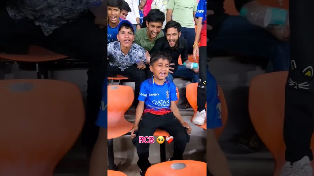Heartbroken RCB Fan Bursts Into Tears After Elimination by RR 😭💔 #ViratKohli #RCBvsRR