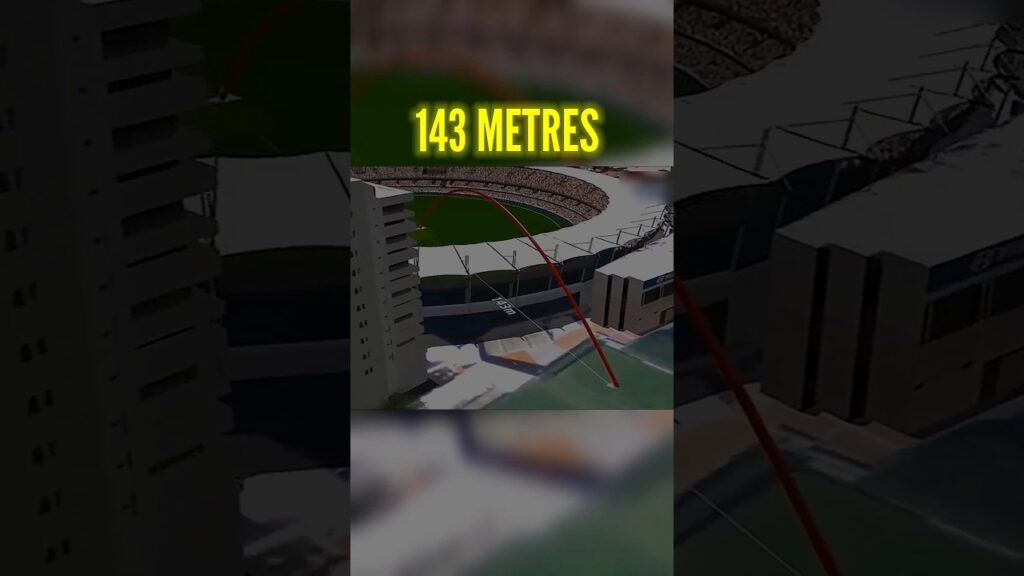 Who Hit the Longest Six in Cricket History? 🏏 #shorts