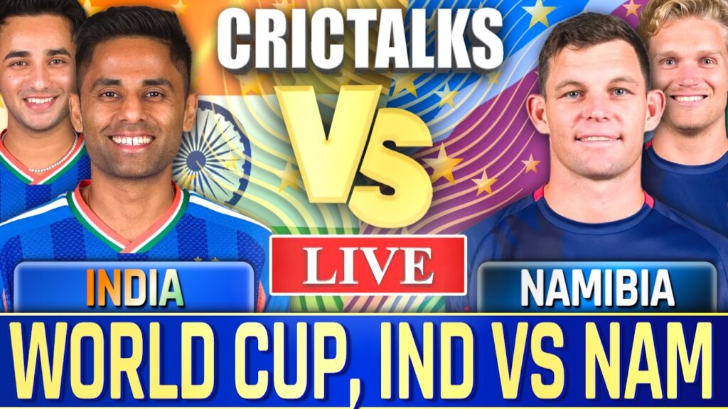 IND vs NAM Live Score: India vs Namibia World Cup Live Cricket Commentary & Updates