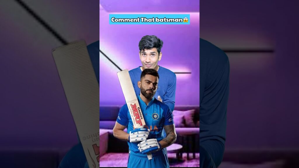 Guess the Batsman? 😱 Rohit Sharma vs Virat Kohli #cricket #shorts #india