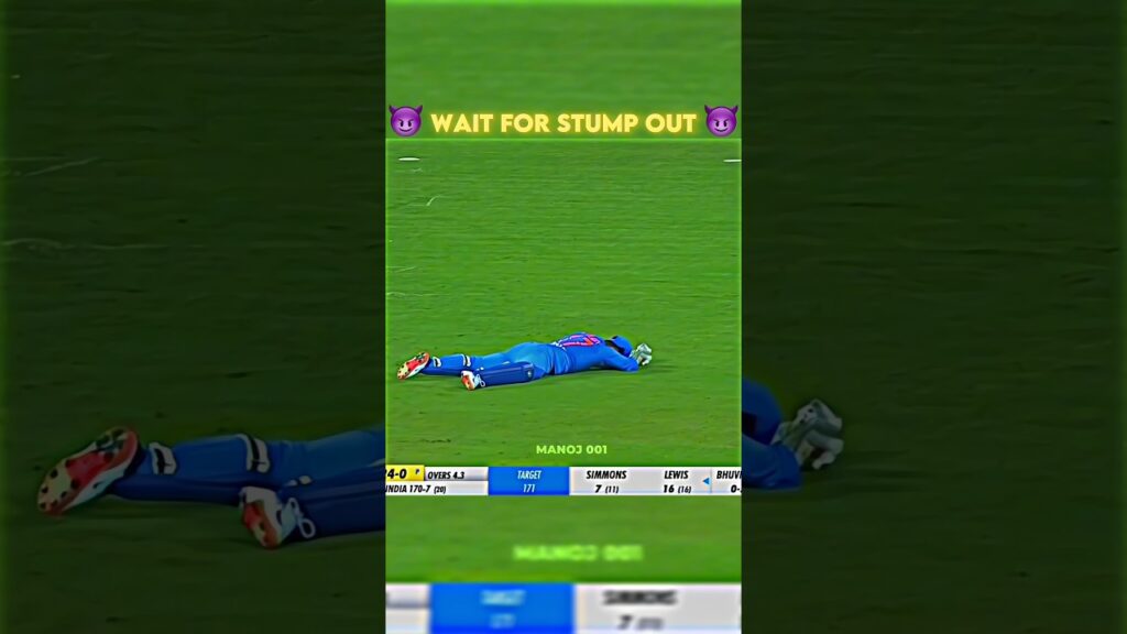 MS Dhoni Style Stump Out ⚡ Amazing Cricket Skills #Shorts