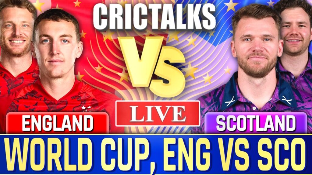ENG vs SCO Live Score: ICC T20 World Cup, Live Cricket Match Today, Commentary & Updates