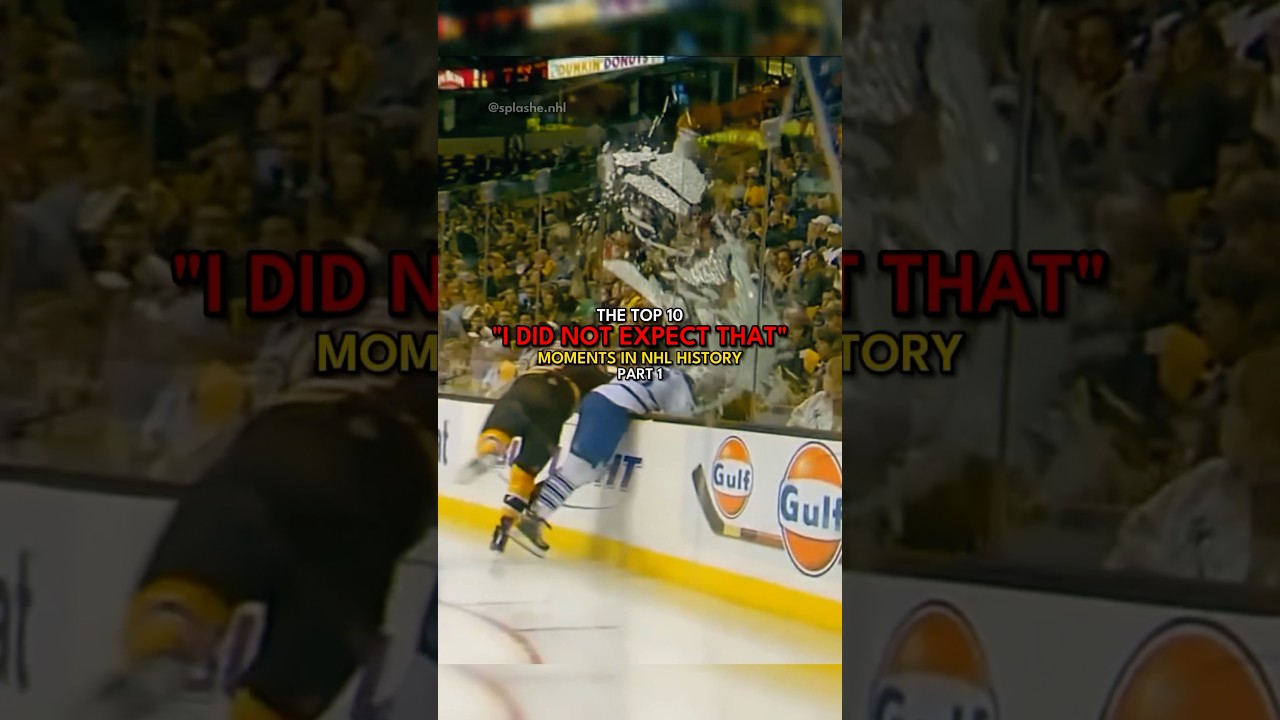 Top 10 Most Shocking NHL Moments You Won't Believe | Part 1