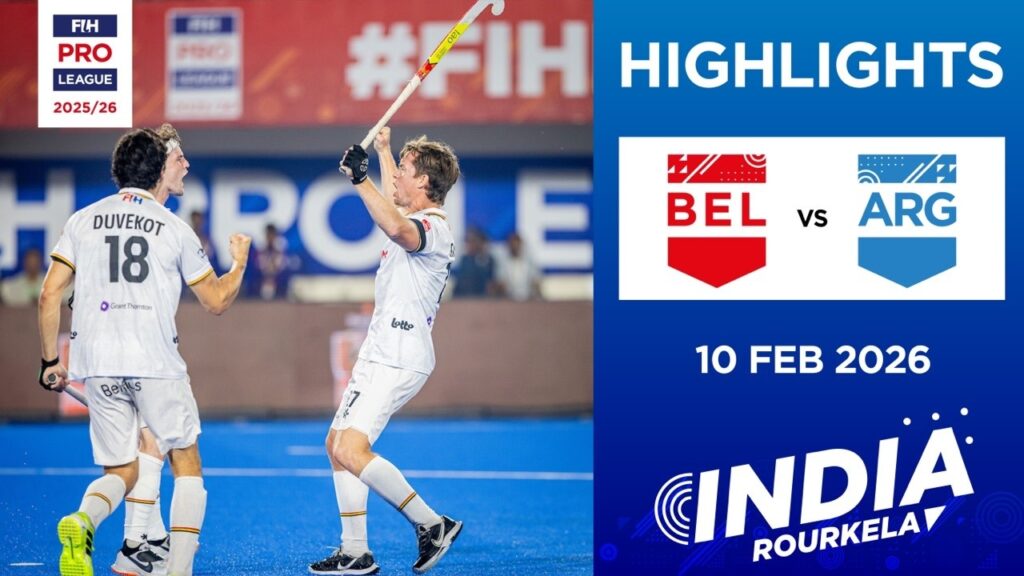 Belgium vs Argentina (M) Highlights | FIH Hockey Pro League 2026 Full Match Highlights