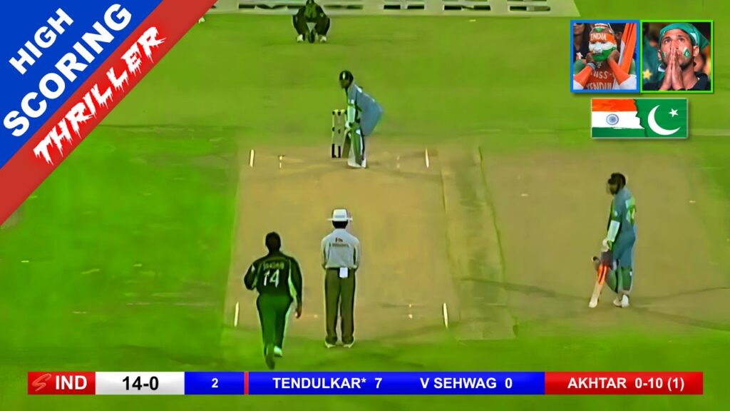 India vs Pakistan: The Most Thrilling High-Scoring Match in Cricket History