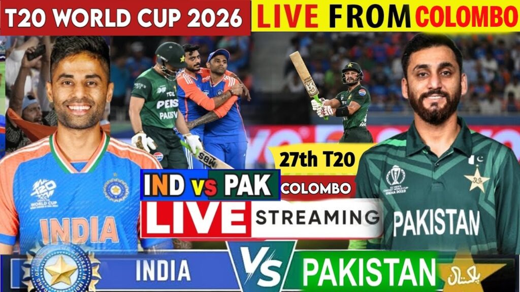 India vs Pakistan LIVE Score, T20 World Cup 2026: IND vs PAK Live Match Updates & Commentary