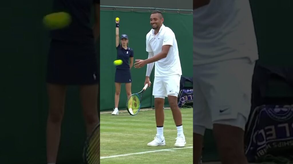 Nick Kyrgios Can't Stop Laughing After Hilarious Fan Interaction Mid-Match