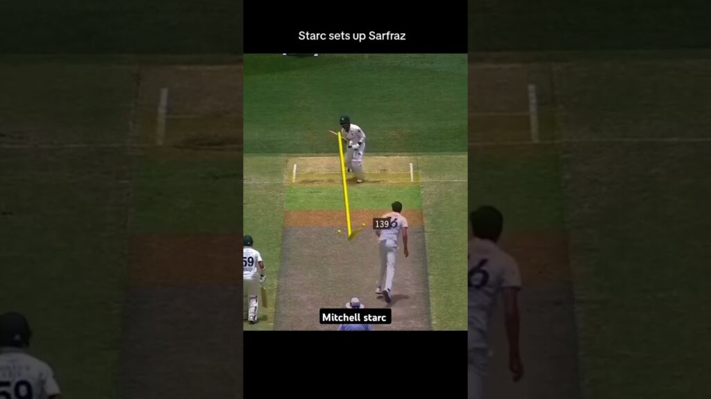 Mitchell Starc’s Deadly Swing: The Perfect Wicket Setup #Cricket #Shorts #MitchellStarc