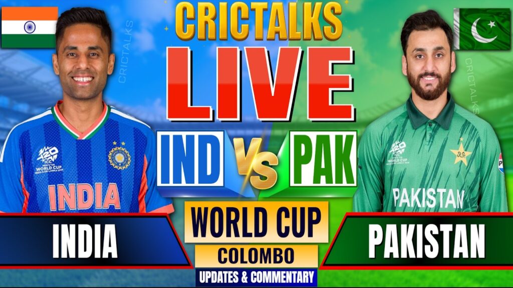 IND vs PAK Live Score: India vs Pakistan World Cup Live Cricket Commentary, Match Scorecard today