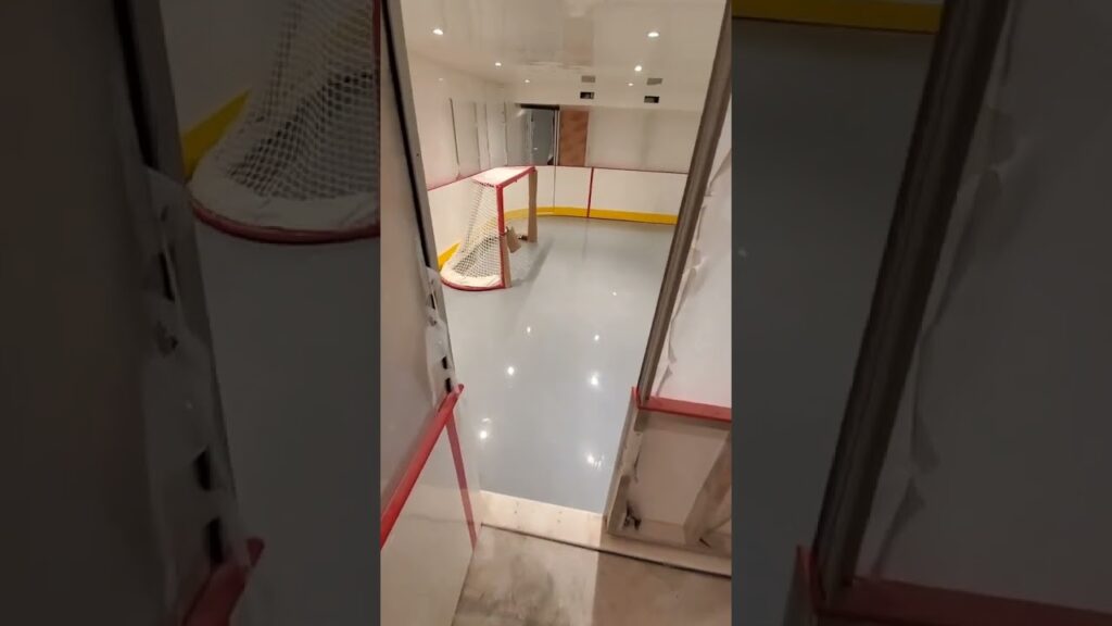 Best Indoor Hockey Rink in India: Basement Setup Goals #shorts