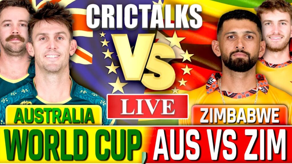 AUS vs ZIM Live Score: Australia vs Zimbabwe World Cup Live Match Today & Commentary