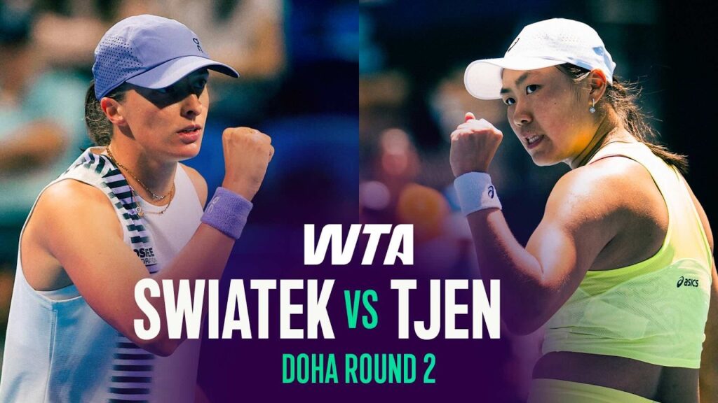 Iga Swiatek vs Janice Tjen Highlights | 2026 Doha Round 2 WTA Match | Watch Now