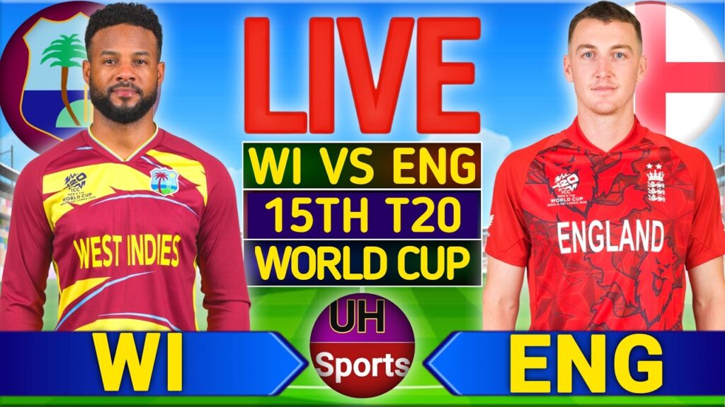 ENG vs WI Live Score, T20 World Cup 2026: England vs West Indies Live Cricket Match Today