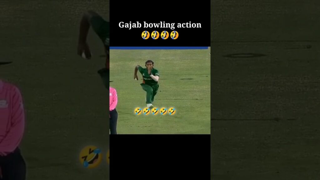 Funny Women's Cricket Bowling Action! 🏏😂 #WomensCricket #Shorts