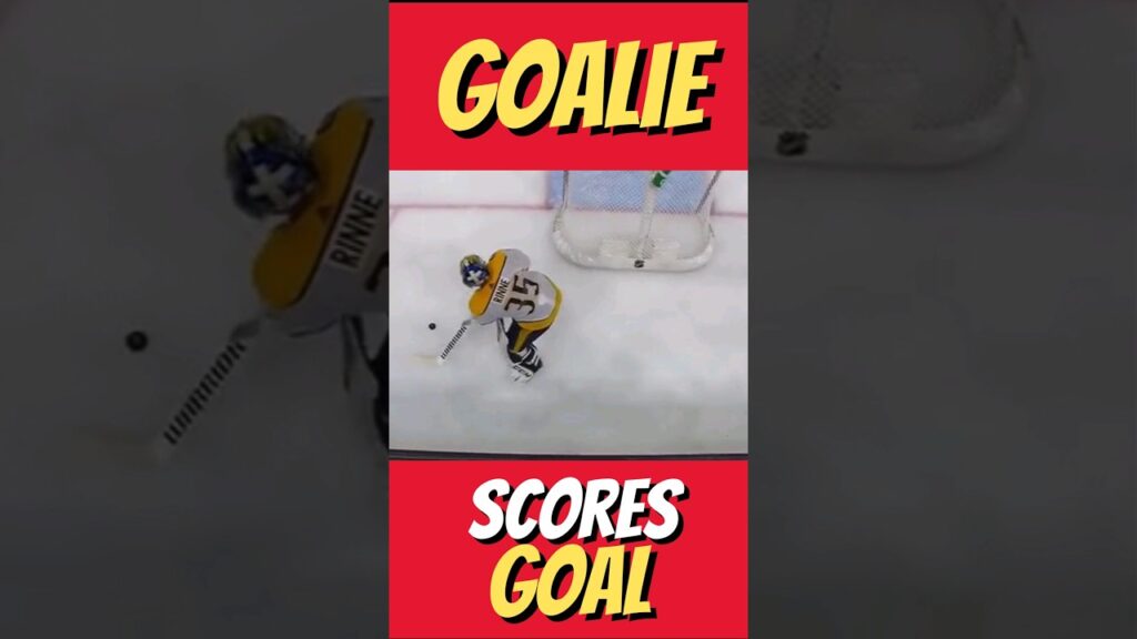 Unbelievable! Indian Ice Hockey Goalie Scores Goal from Far End #Shorts #Hockey #NHL