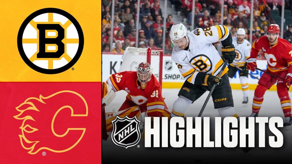 Bruins vs Flames NHL Highlights: Dec 29, 2025 | Ice Hockey Match Results & Video