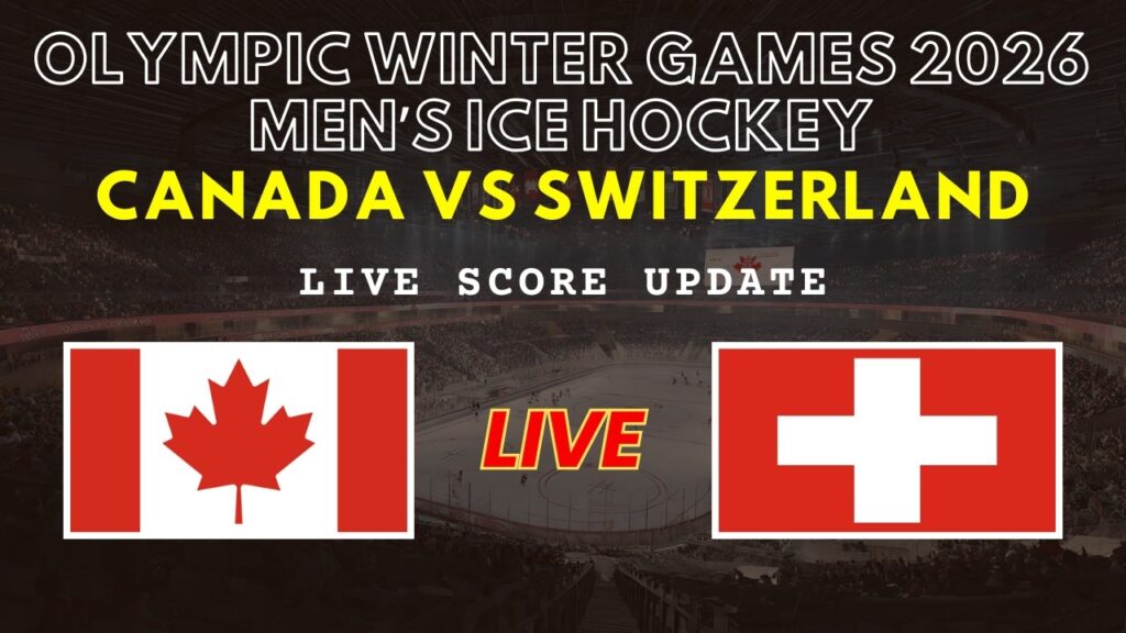 Canada vs Switzerland Men’s Ice Hockey Live Score, 2026 Winter Olympics: Watch Online in India