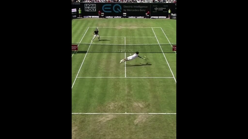Dustin Brown Magic: Viral Tennis Trickshots & Highlights 🎾 #DustinBrown #Tennis Skin