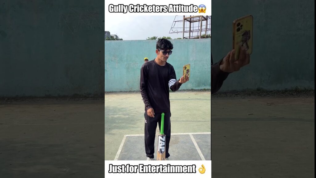 Kohli & Jadeja Attitude: Indian Gully Cricket Version 🇮🇳 #cricket #trending