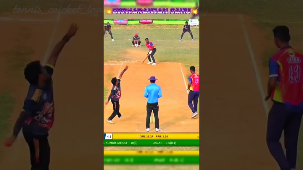 Biswaranjan Sahu (Chinu) Best Cricket Shots & Highlights | Odisha Cricket Star