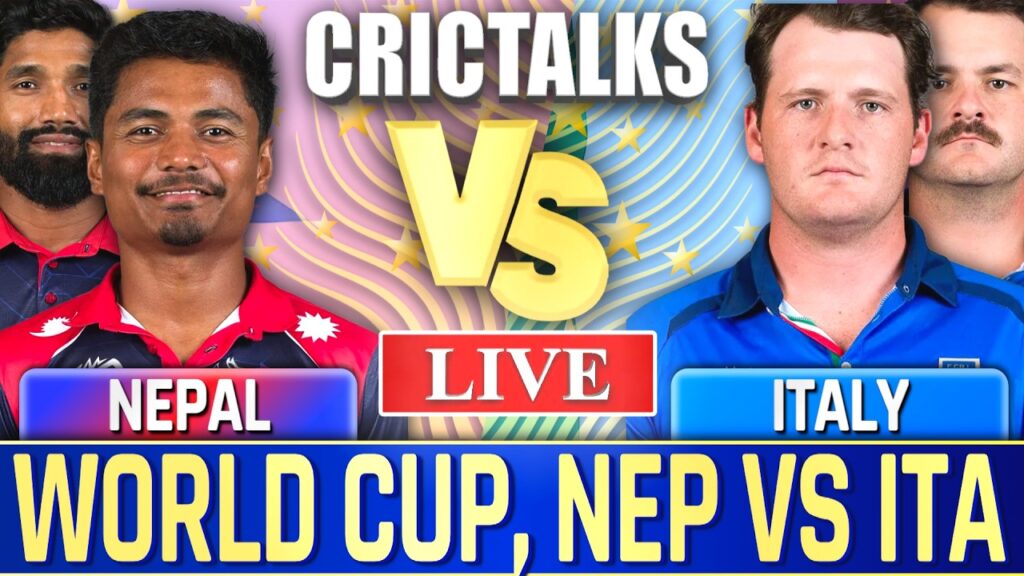 NEP vs ITA Live Score: Nepal vs Italy World Cup Qualifier - Live Cricket Commentary & Updates