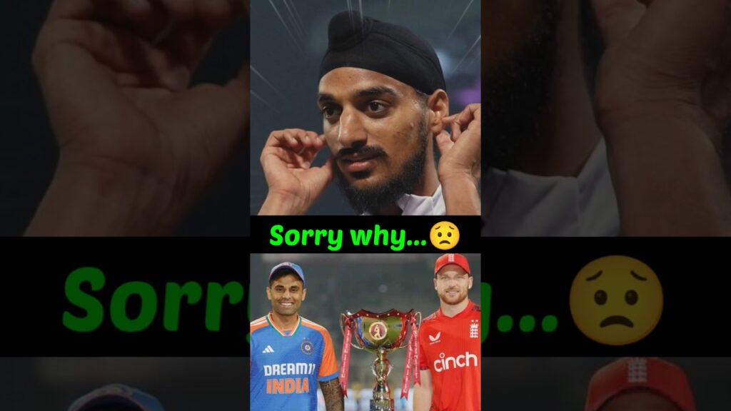 Arshdeep Singh Apologizes to Yuzvendra Chahal During Live Match! 😮 #IndVsEng