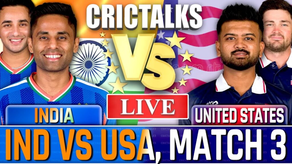IND vs USA Live Cricket Score: T20 World Cup 2024 Commentary & Highlights