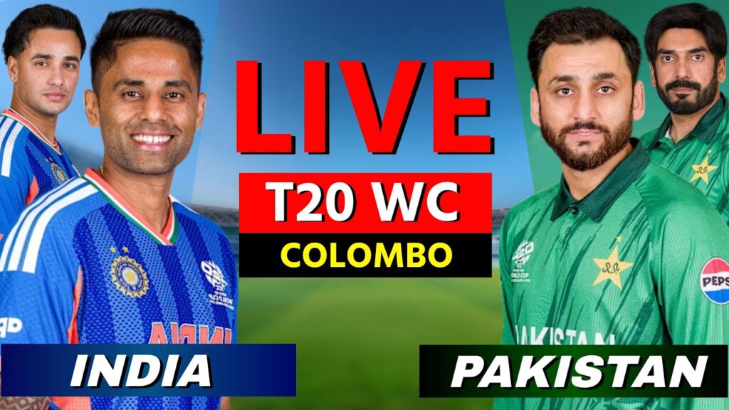 IND vs PAK Live Score: T20 World Cup 2026, India vs Pakistan Live Cricket Match Scorecard & Commentary