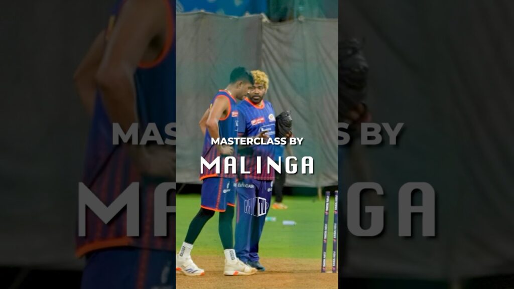 Malinga’s Masterclass: Watch how Ashwani executes the perfect Yorker! 🎯🔥 #MumbaiIndians