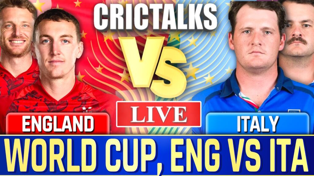 ENG vs ITA Live Score: England vs Italy Live Cricket Streaming, World Cup 2024 Commentary