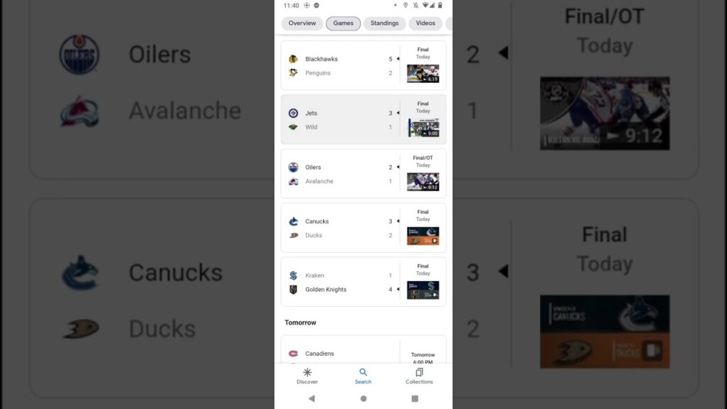 Latest NHL Scores and Match Results: Ice Hockey Updates for Indian Fans
