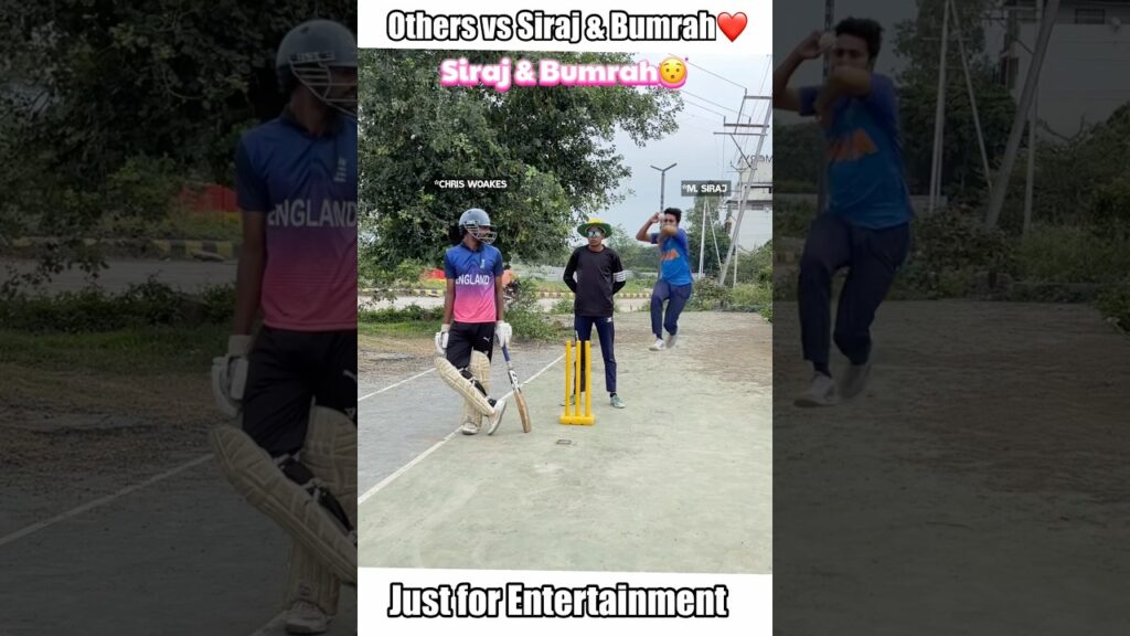 Bumrah & Siraj's Sportsmanship vs Other Bowlers: Real Quality! 🇮🇳 #cricket #shorts