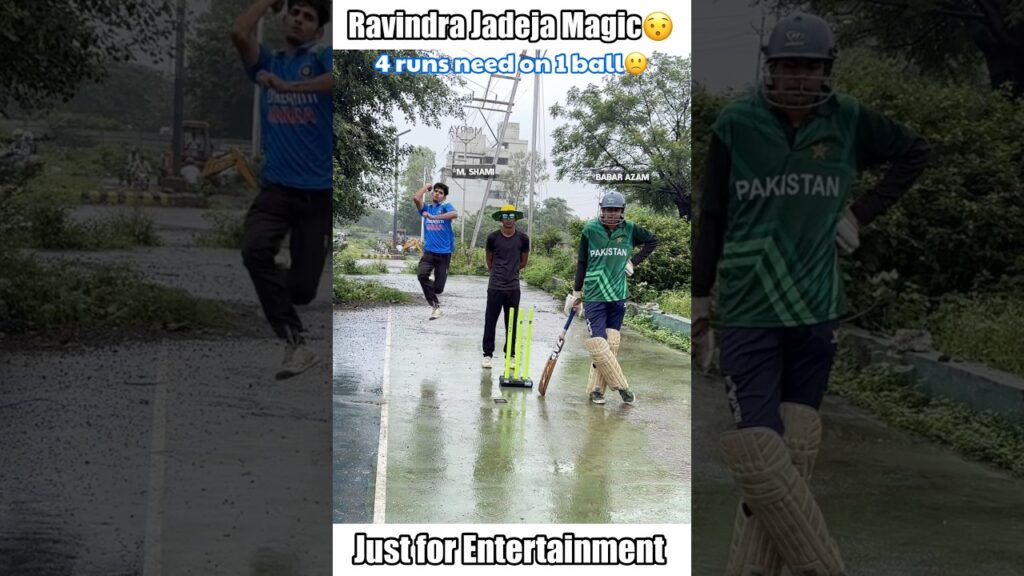 Ravindra Jadeja Best Fielding vs Pakistan: SIR JADEJA Magic Moments! 🇮🇳🔥 #cricket #trending