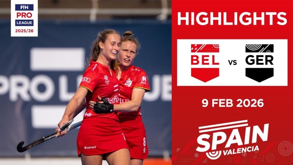 Belgium vs Germany (W) Hockey Highlights | FIH Pro League 2026 | 9 Feb 2026