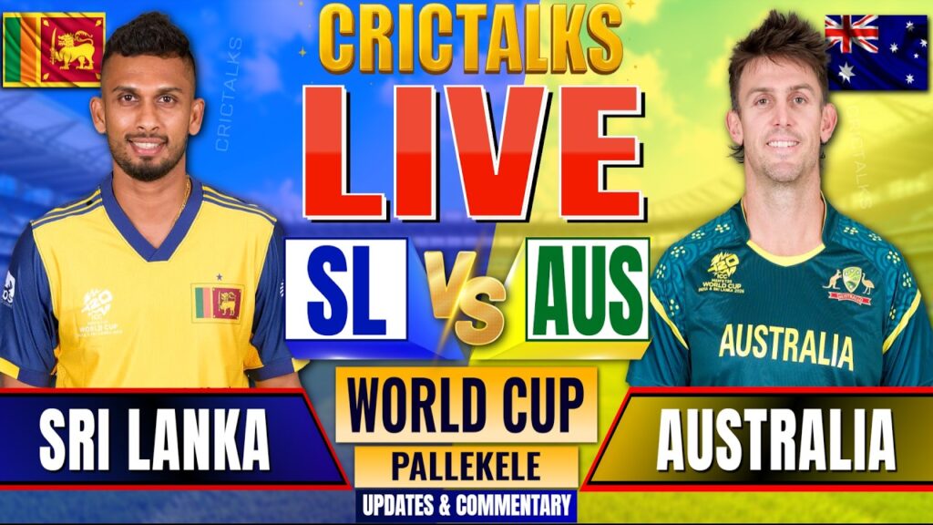 AUS vs SL Live Score, World Cup 2023: Australia vs Sri Lanka Live Cricket Match Scorecard & Commentary Today