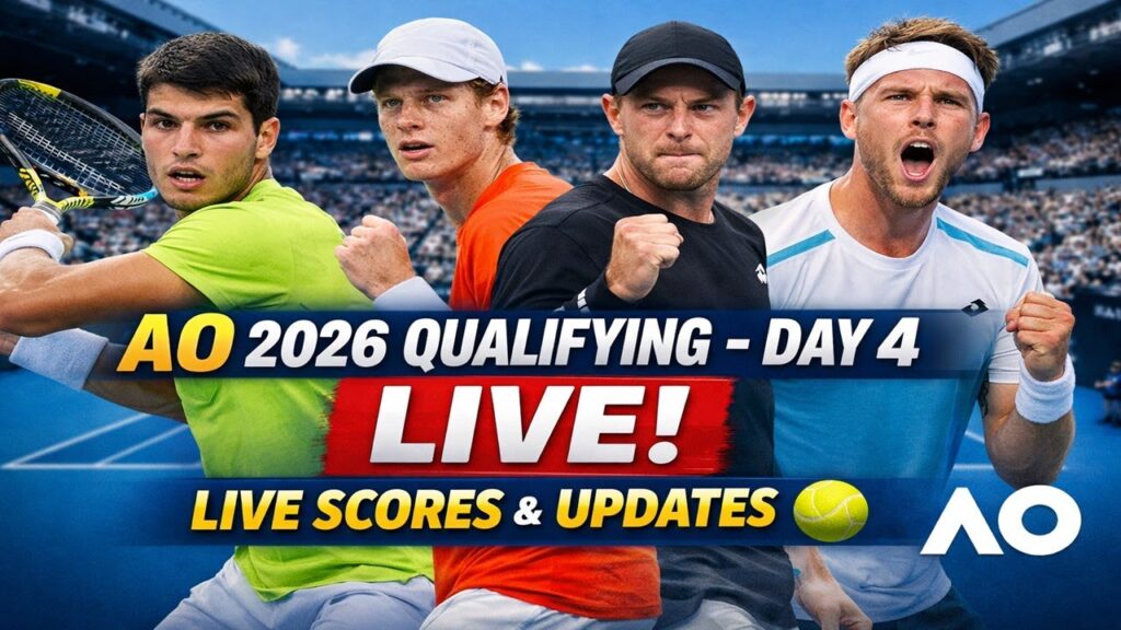 Australian Open 2026 Qualifiers Day 4 Live Scores: ATP Tennis Updates & Results