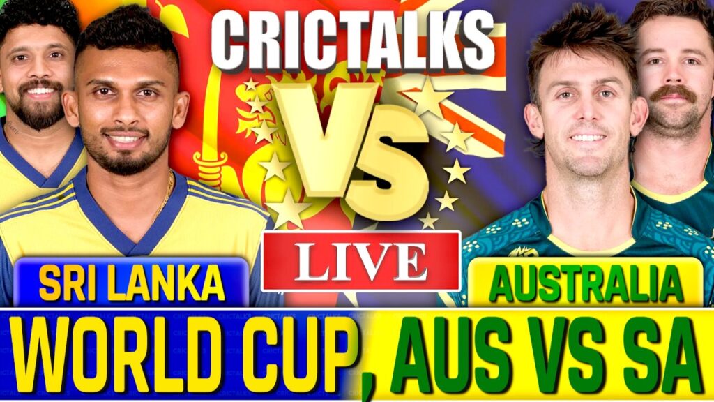 AUS vs SL Live Score, World Cup 2023: Australia vs Sri Lanka Live Cricket Scorecard & Commentary