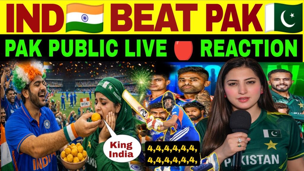 India vs Pakistan: Public Reaction to India’s Dominant Win over Pakistan 🇮🇳🔥