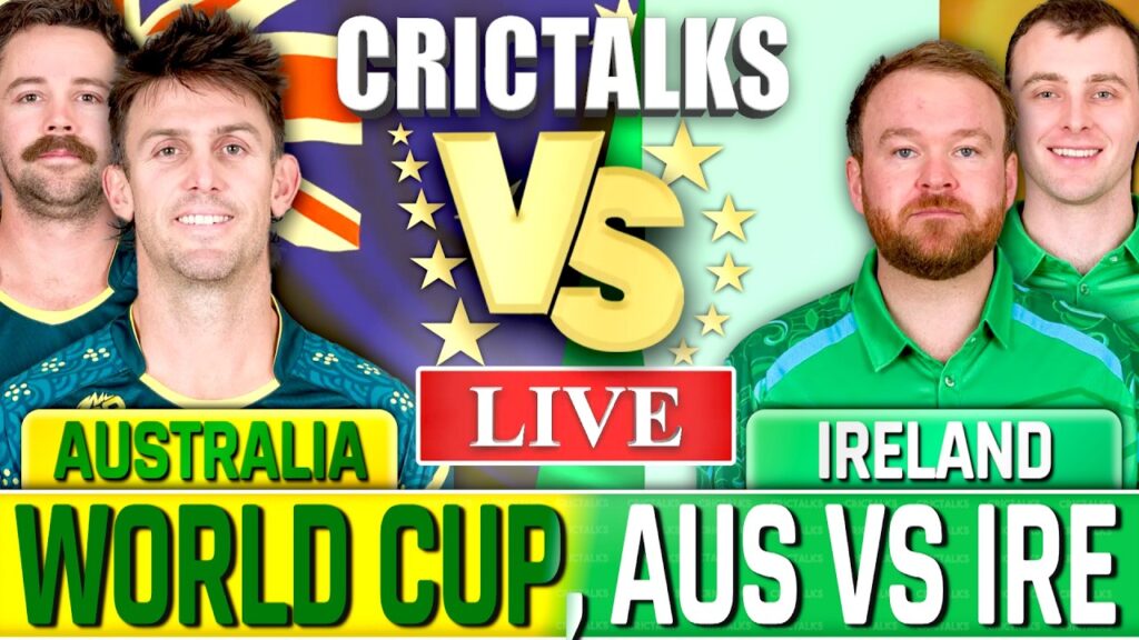 AUS vs IRE Live Score: Australia vs Ireland T20 World Cup Live Cricket Match Today & Commentary