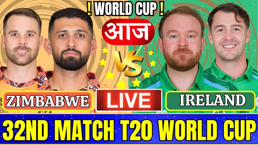 IRE vs ZIM Live Score: Ireland vs Zimbabwe T20 World Cup Match Today - Fantasy Picks & Playing 11